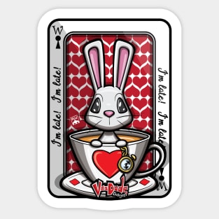 White Rabbit Sticker